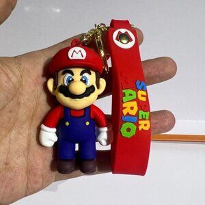 Red Mario key chain